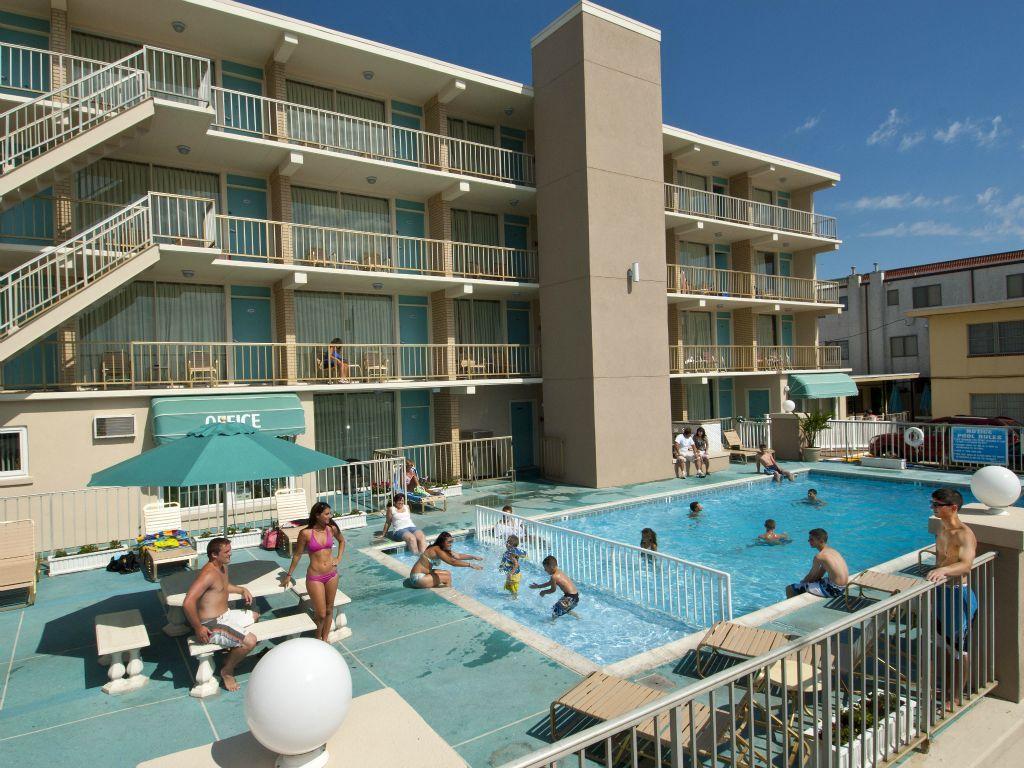 Aquarius Oceanfront Inn ワイルドウッド エクステリア 写真