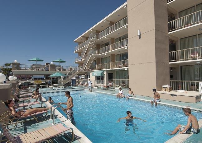 Aquarius Oceanfront Inn ワイルドウッド エクステリア 写真